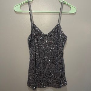 The Limited Gray and Silver Sequin With Plain Back